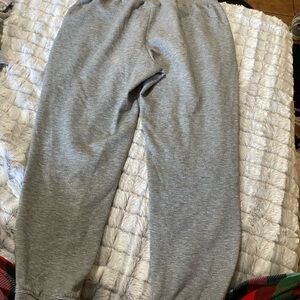 Gray Large Jogger sweat Pants
